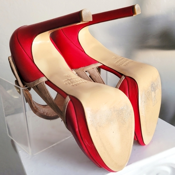 Edmundo CASTILLO PEEP TOE HEELS Like new - Picture 5 of 10